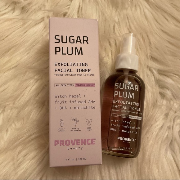 Provence Beauty Sugar Plum Exfoliating Facial Toner - New in Box - Picture 2 of 9